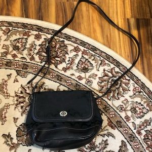 Coach black shoulder or crossbody bag